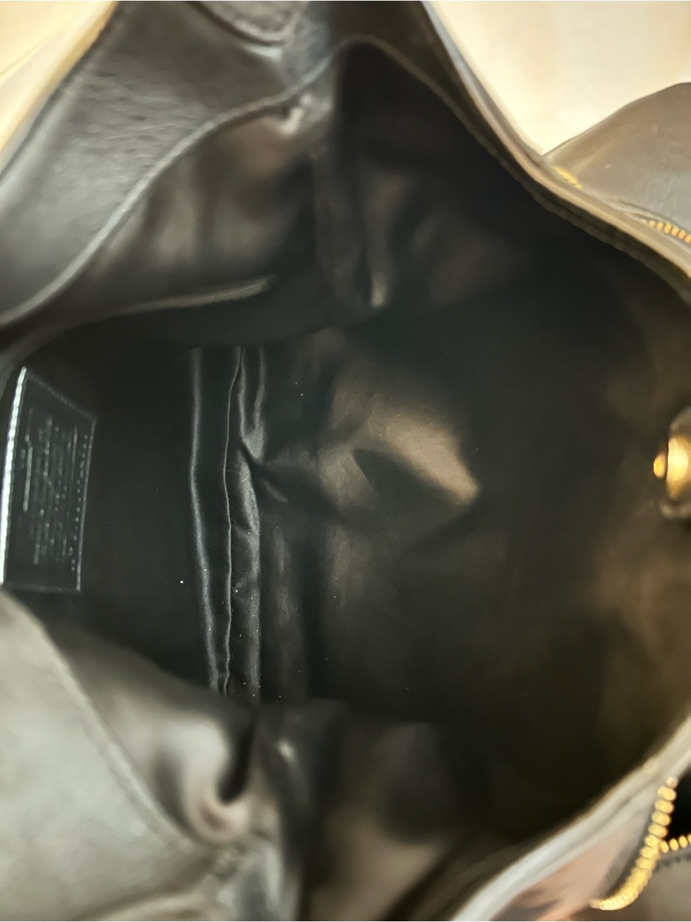 Coach Campbell Black Leather Hobo - Picture 15 of 16